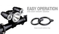 Велофара Magicshine MJ-816E (Cree XM-L2 + 2xCree XP-G2, 1800 люмен, 4 реж, 4.4Ah), комплект