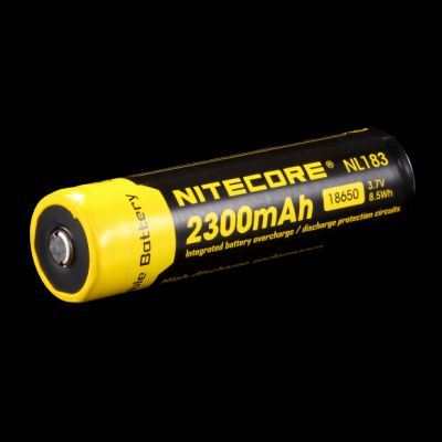 Аккумулятор литиевый Li-Ion 18650 Nitecore NL183 3.7V (2300mAh), защищенный